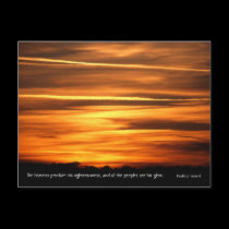 The heavens declare | v2 | Psalm 97 v 6 postcards by celtxian The heavens declare | v2 | Psalm 97 v 6 postcards