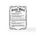 The Heavy Metal Checklist cards by hardcore07 The Heavy Metal Checklist cards
