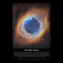 The Helix Nebula (NGC7293) Poster posters
