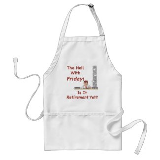 The Hell With Friday Apron apron