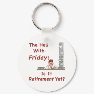 The Hell With Friday Keychain keychain