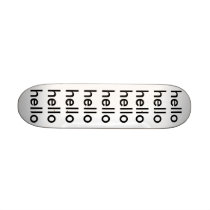 the Hello Board skateboards by bomberben1422 the Hello Board skateboards