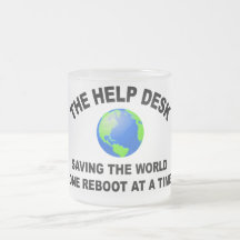 The Help Desk - Saving The World Coffee Mug