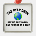 The Help Desk - Saving The World Christmas Tree Ornaments