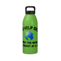 The Help Desk - Saving The World Reusable Water Bottles