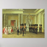 The Heraldic Hall in Winter Palace, St Print