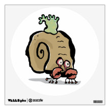 The hermit crab room decal