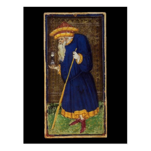 The Hermit Tarot Card Postcard