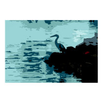 The Heron Blues posters by pisarita The Heron Blues posters