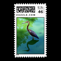 The Heron stamps