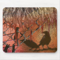 the hidden moon (detail) Mousepad