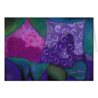 The Hideaway - Purple and Magenta Heaven card