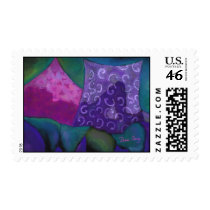 The Hideaway - Purple and Magenta Heaven postage