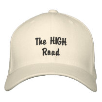 The HIGH Road embroidered hats
