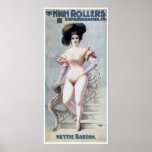 The High Rollers - Vintage Burlesque Poster