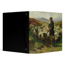 The Highland Shepherd, 1859 3 Ring Binder
