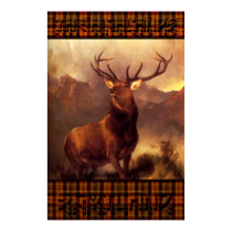 The Highlands Scotland - The Scottish Stag posters
