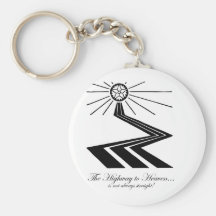 The Highway to Heaven is not always straight! Keychain