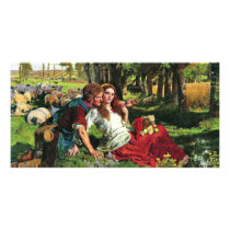 The Hireling German Shepherd: The Shepherd Hired Picture Card