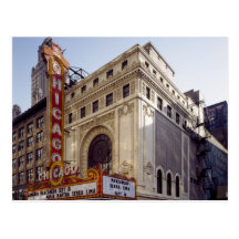 The  Historic Chicago Theater Postcard