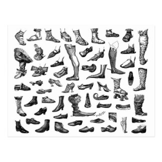 The History of Shoes Post Cards
