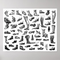 The History of Shoes Print