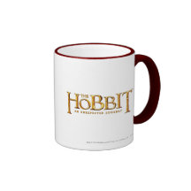 The Hobbit Logo Gold Coffee Mugs