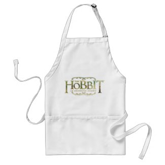 The Hobbit Logo Green Apron
