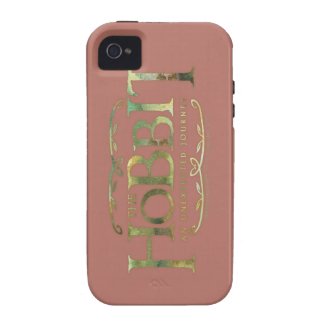 The Hobbit Logo Green iPhone 4 Tough Cover