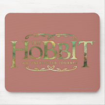 The Hobbit Logo Green Mousepads