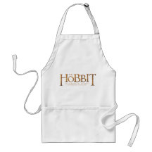 The Hobbit Logo Textured Aprons
