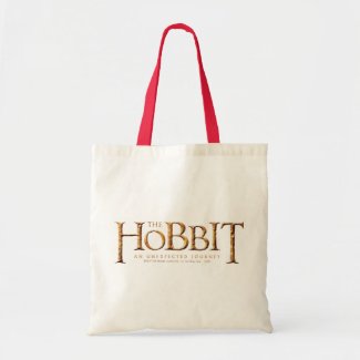 The Hobbit Logo Textured Canvas Bag