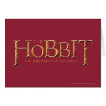The Hobbit Logo Textured Cards
