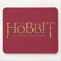 The Hobbit Logo Textured Mousepads