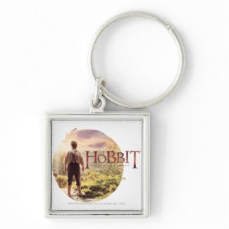 The Hobbit Logo with Bilbo Back Key Chains