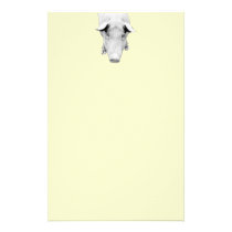 The Hog in Black and White stationery