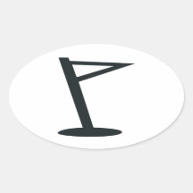 The Hole Oval Sticker