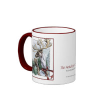 "The Holiday Courier" mugs by critterwings "The Holiday Courier" mugs