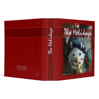 The Holidays - Snowman Binder binder