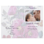 The Hollyhocks Collection Wedding Programme Personalized Flyer