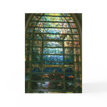 The Holy City Stained Glass by Tiffany Card by LeAnnS123 The Holy City Stained Glass by Tiffany Card