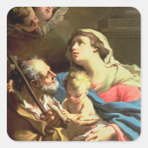 The Holy Family, 18th century Sticker