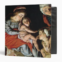 The Holy Family around a Fire, c.1532-33 Vinyl Binder
