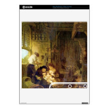 The Holy Family by Rembrandt Harmenszoon van Rijn Decals For The PS3 Slim
