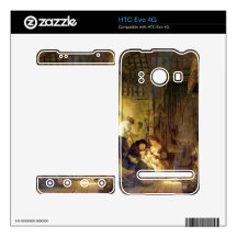 The Holy Family by Rembrandt Harmenszoon van Rijn Decal For The HTC Evo 4G