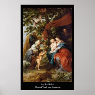 The Holy Family under the apple tree Rubens Paul Print