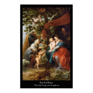 The Holy Family under the apple tree Rubens Paul Print