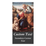 The Holy Family with Lamb Personalized Photo Card