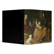The Holy Family with the Little Bird, c.1650 3 Ring Binder