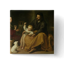 The Holy Family with the Little Bird, c.1650 Button